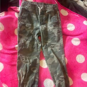 Cat & Jack Green Camouflage Joggers